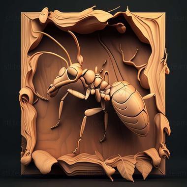 3D модель Camponotus renggeri (STL)